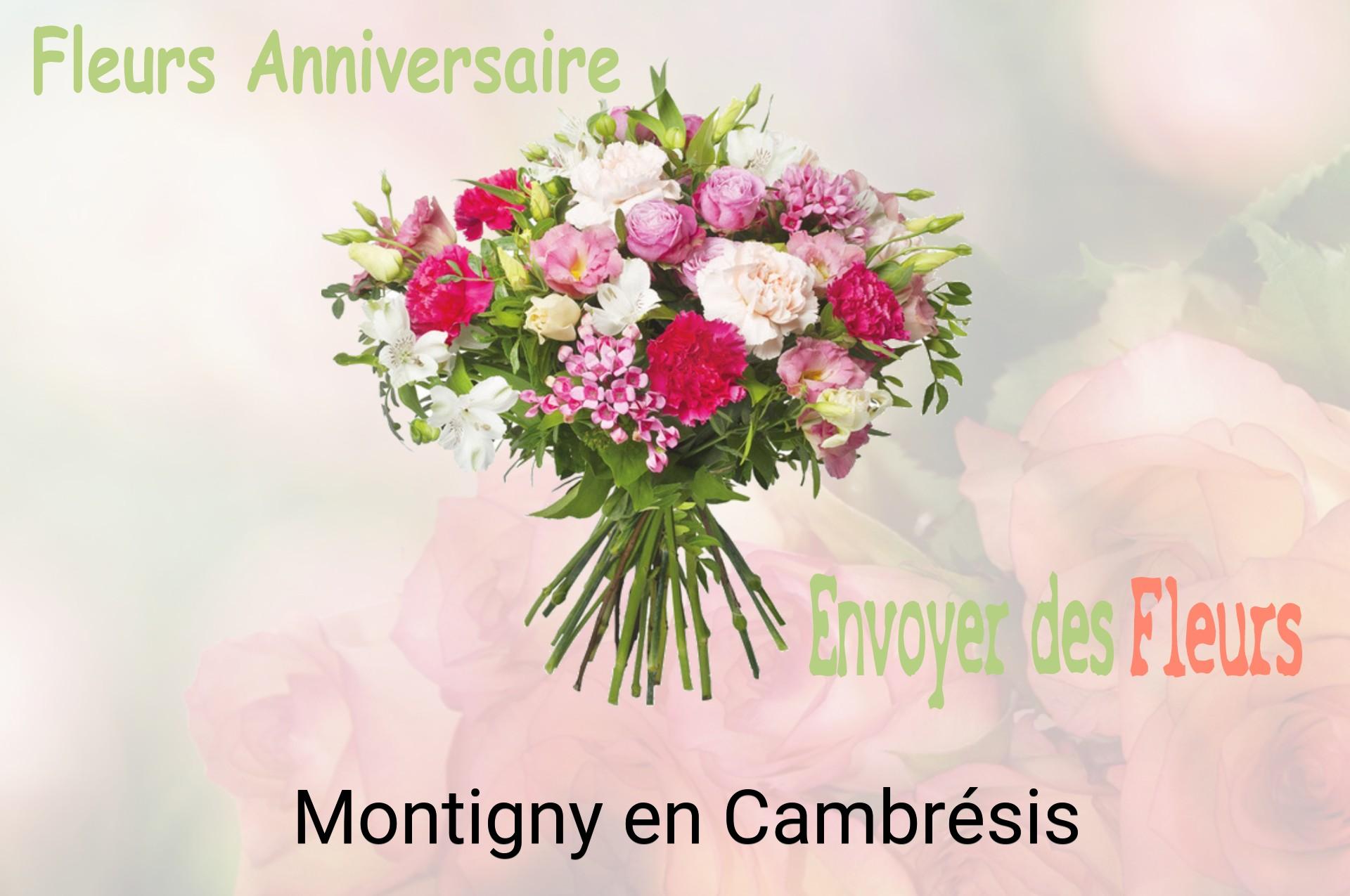 Bouquet de fleurs d’anniversaire livré à Montigny-en-Cambrésis