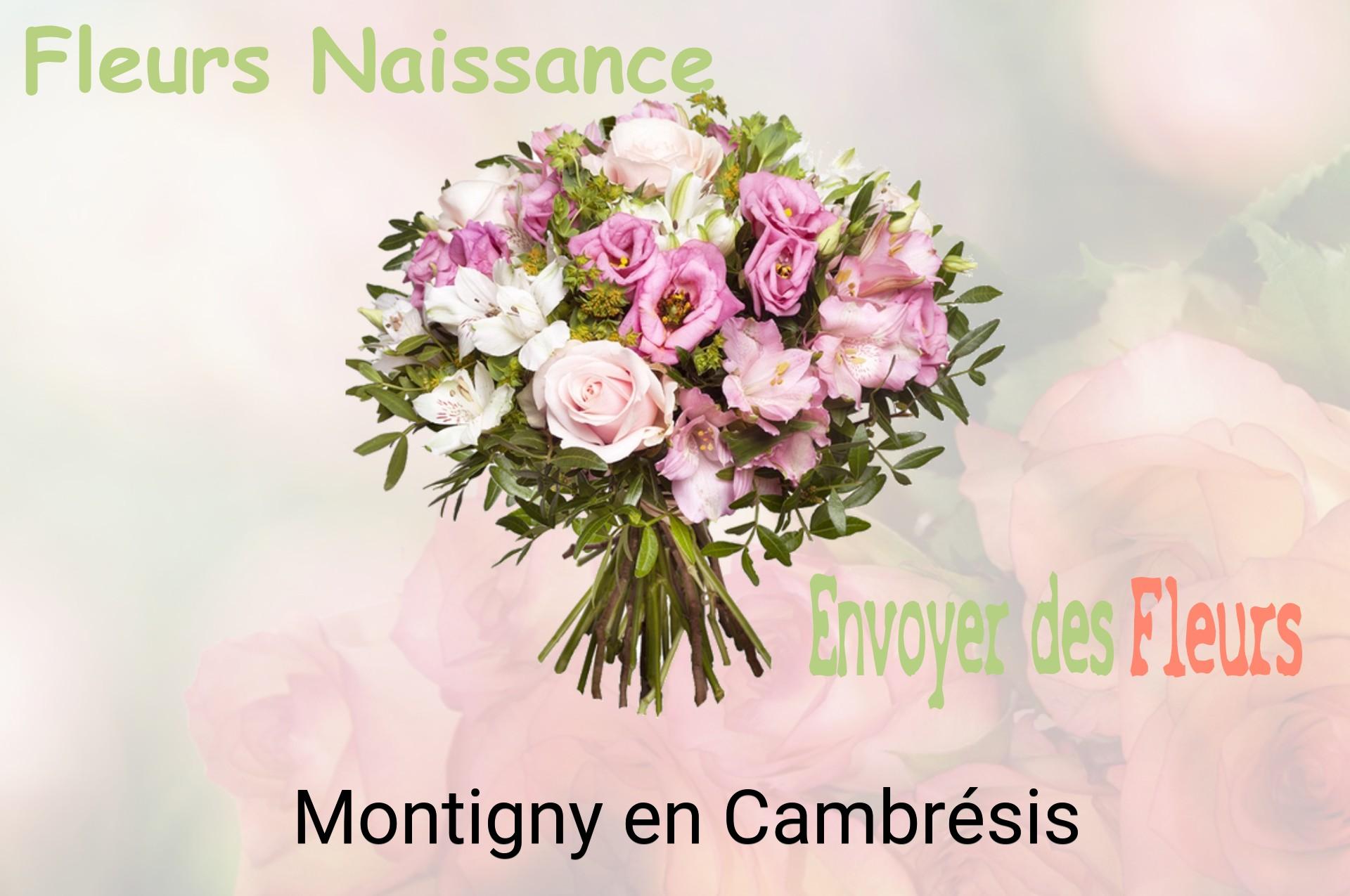 Bouquet de fleurs de naissance livré à Montigny-en-Cambrésis